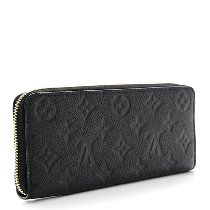 Louis Vuitton Empreinte Clemence Wallet Black 3 of 8