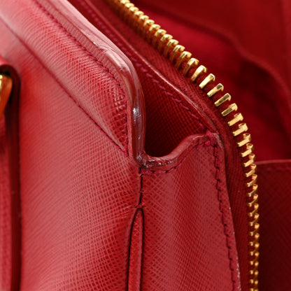 Prada Saffiano Lux Parabole Tote Fuoco 12 of 19