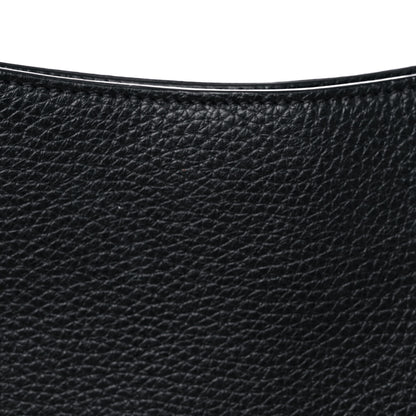 Tom Ford Pebbled Calfskin Large Alix Padlock Zip Hobo Bag Black 13 of 13