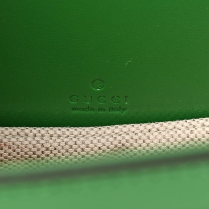 Gucci Boarded Dyana Lux Calfskin Mini Bamboo 1947 Top Handle Bag Spring Green 6 of 10