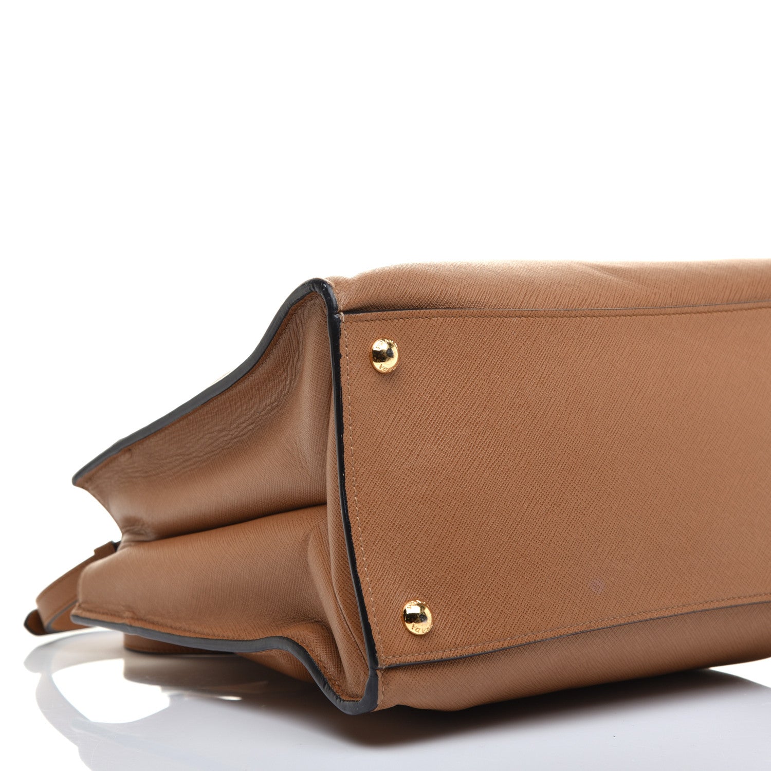 Prada Saffiano Soft Tote Caramel 7 of 8