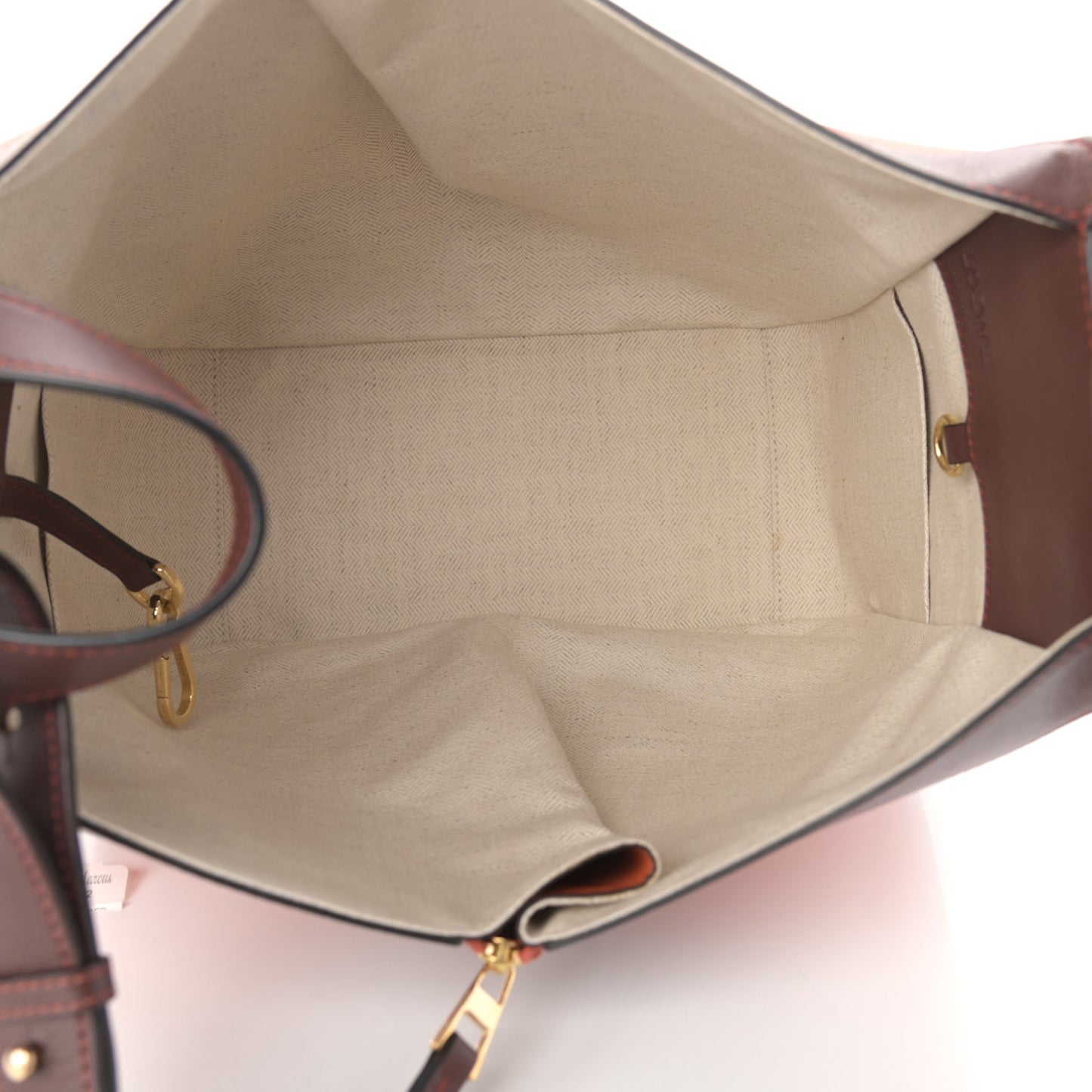 Calfskin Small Hammock Shoulder Bag Ginger Red
