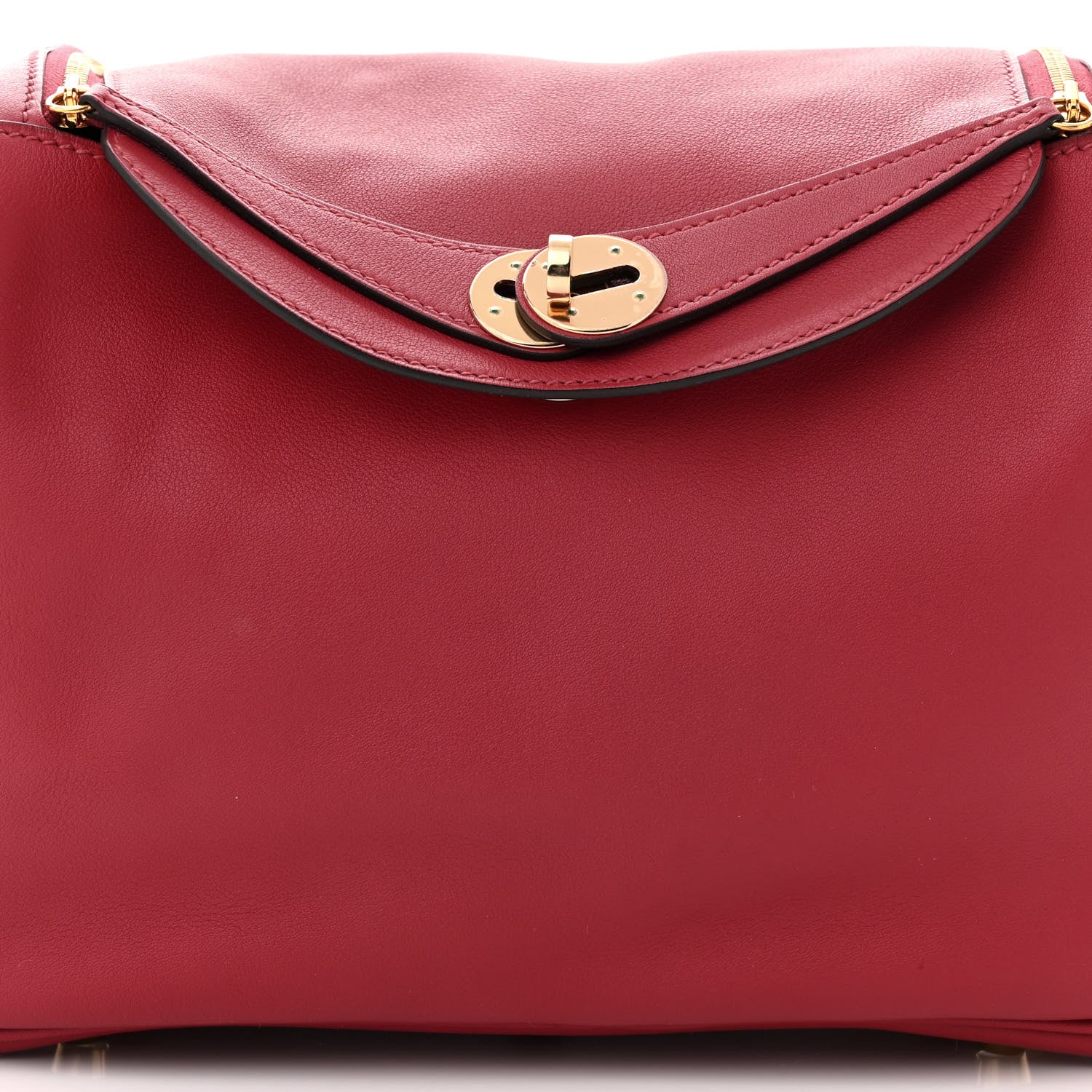 Hermes Swift Verso Lindy 26 Rouge Grenat Orange 8 of 10