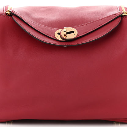 Hermes Swift Verso Lindy 26 Rouge Grenat Orange 8 of 10