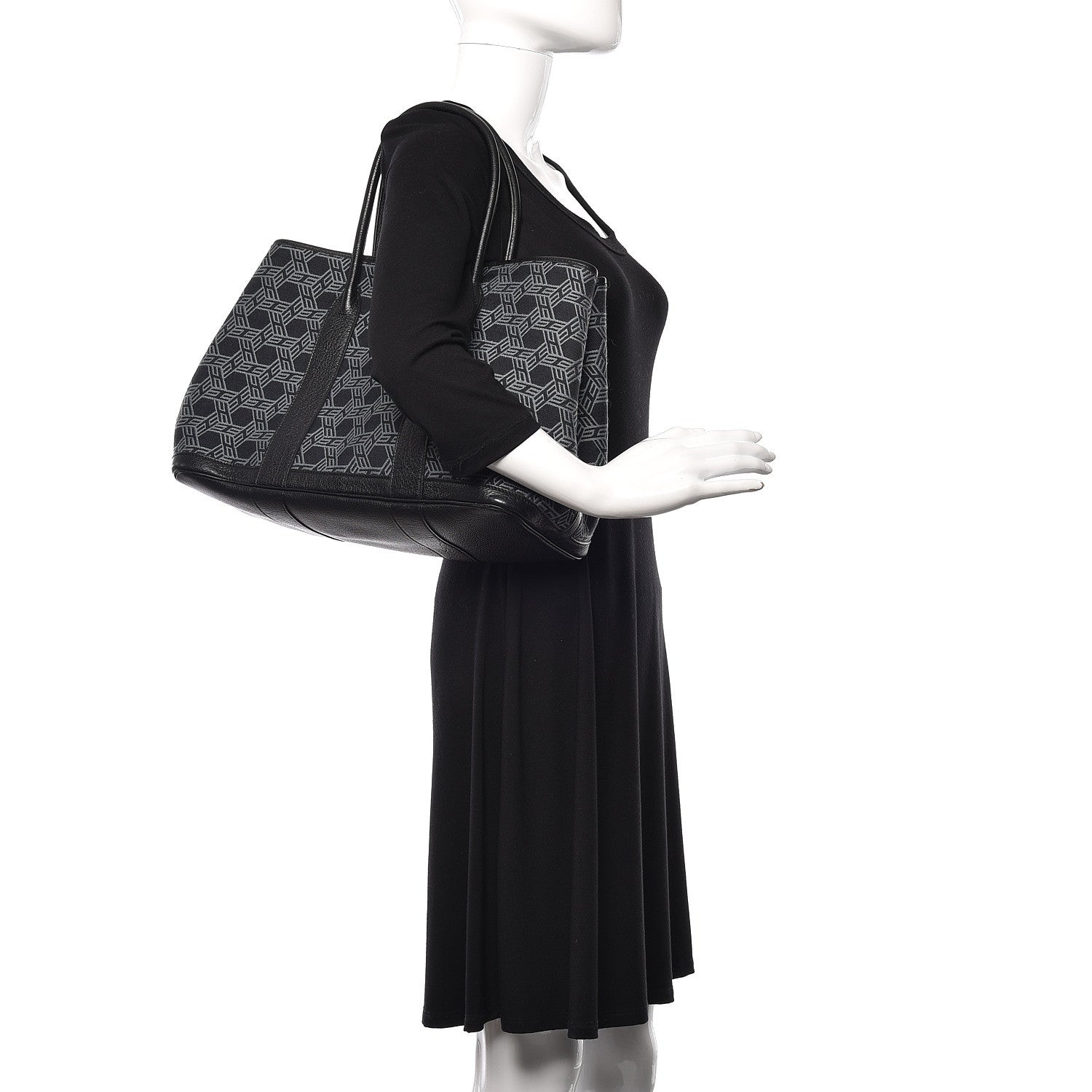 Hermes Toile SO H Vache Country Garden Party 36 MM Black 2 of 10