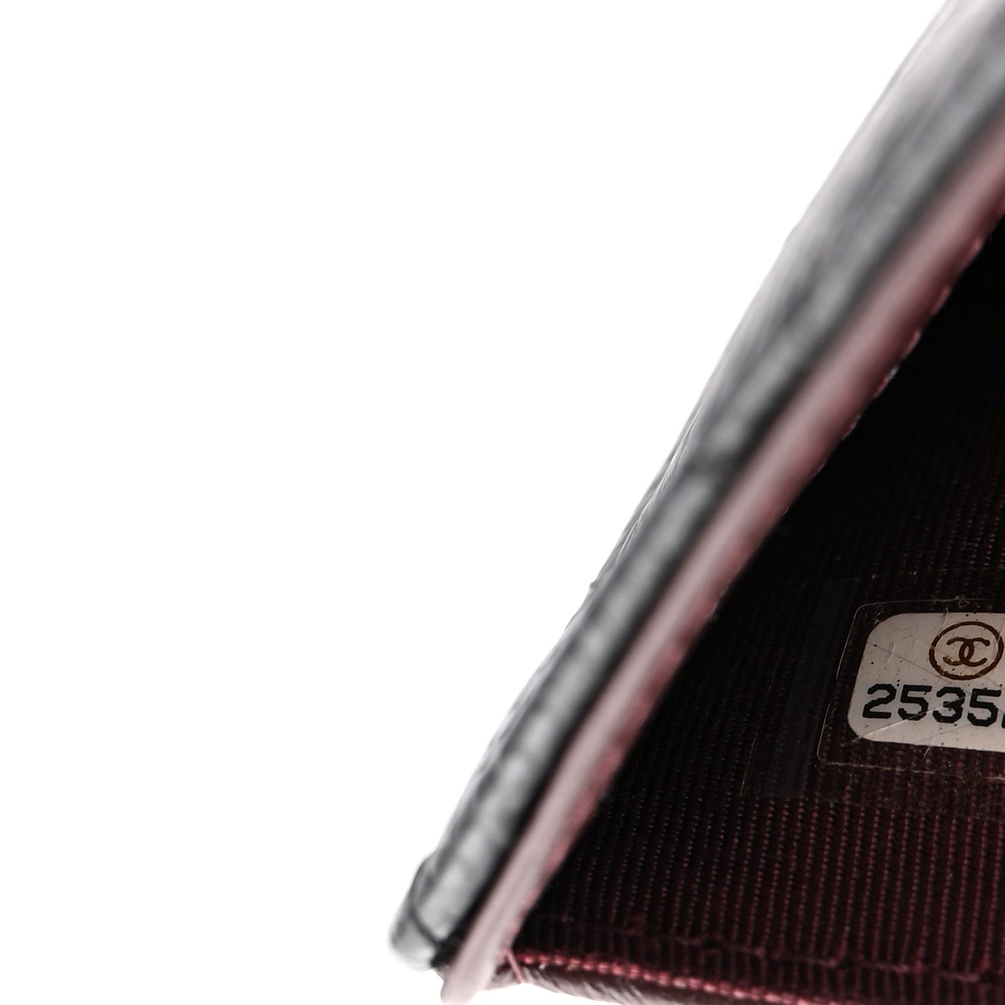 Caviar Quilted Yen Wallet Black
