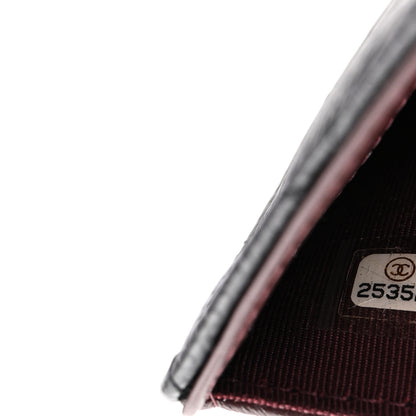 Chanel Caviar Quilted Yen Wallet Black 8 of 9