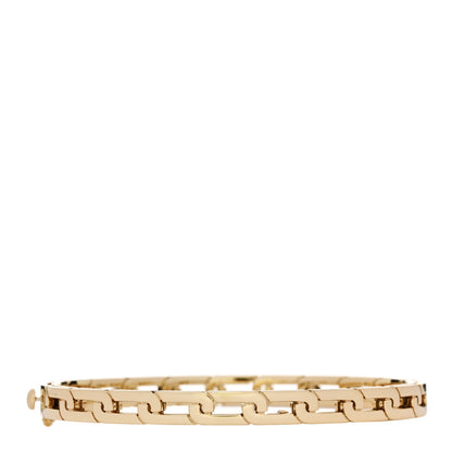 Roberto Coin 18K Yellow Gold Diamond Slim Navarra Bangle Bracelet 2 of 5