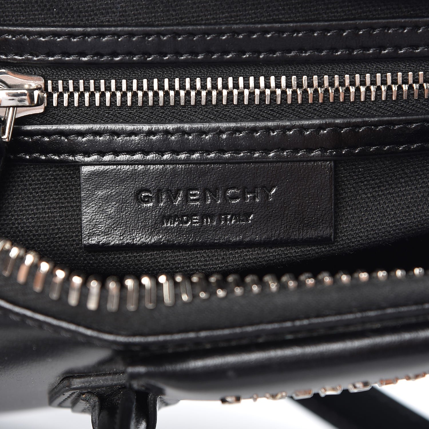 Givenchy Shiny Lord Calfskin Mini Antigona Black 7 of 8