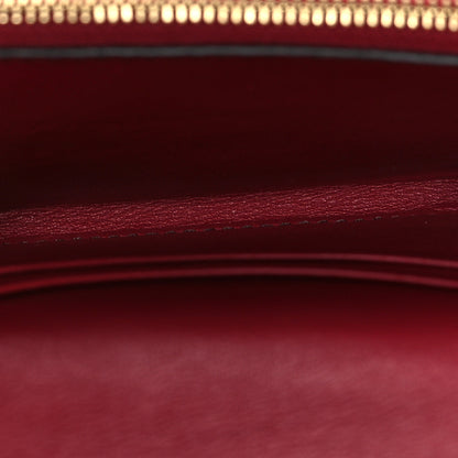 Burberry Grainy Calfskin House Check Wellington Wallet Red 5 of 9