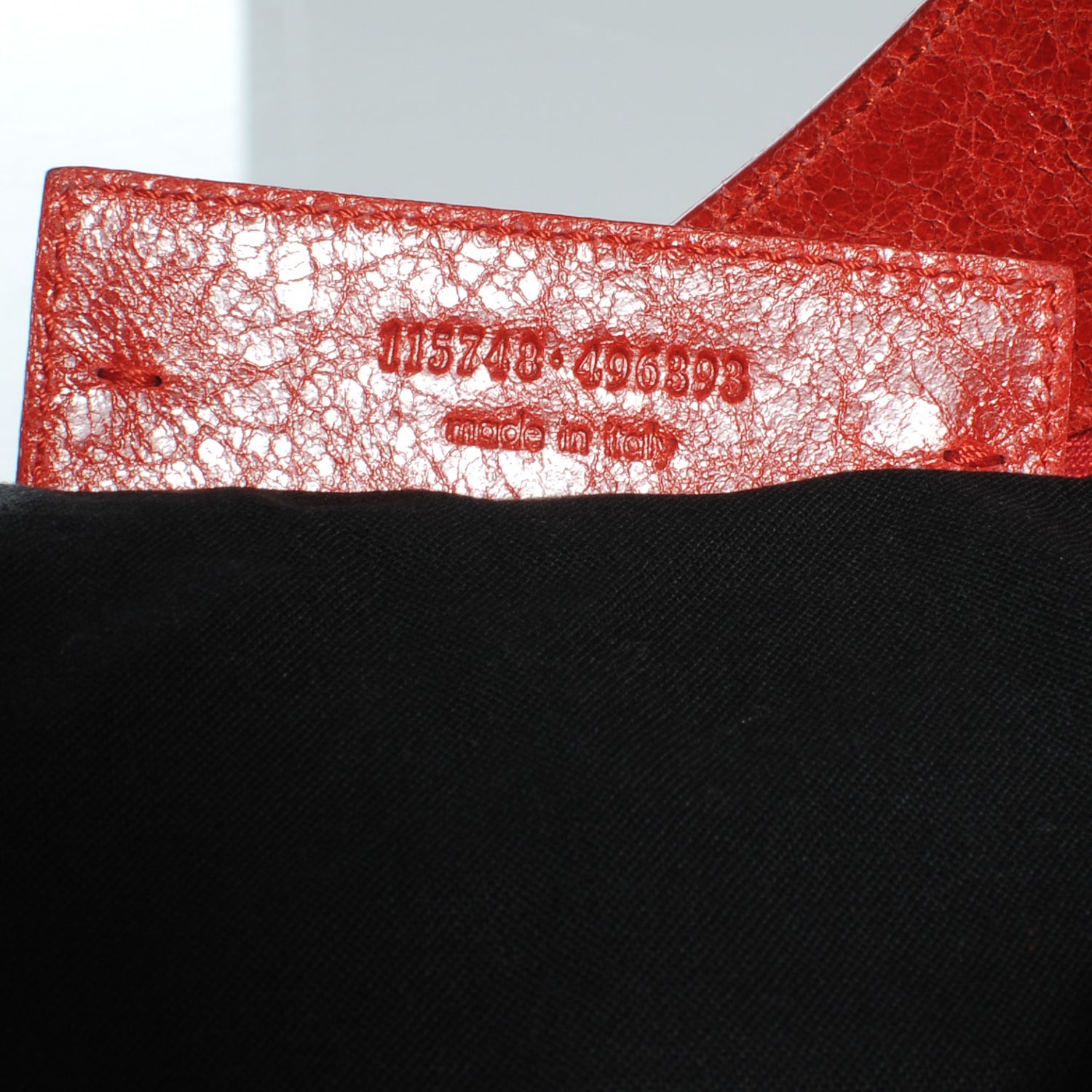 Balenciaga Chevre City Rouge Vermillon 7 of 8