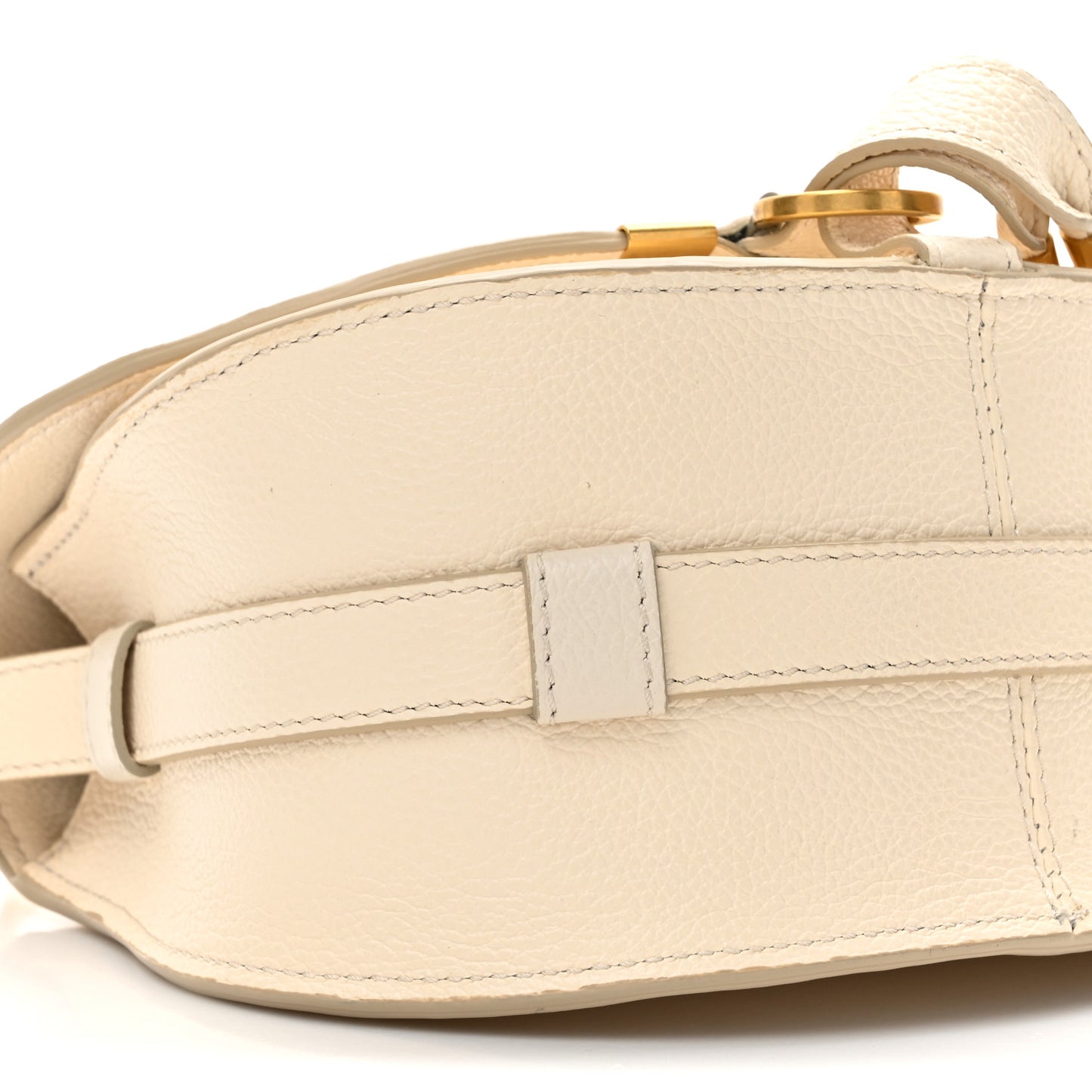 Grained Calfskin Small Marcie Saddle Bag