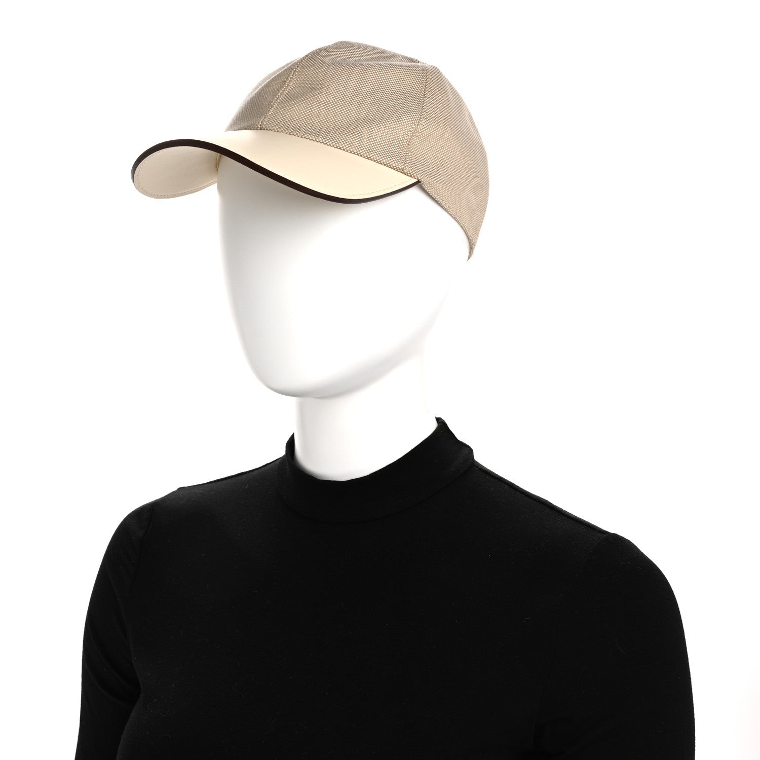 Hermes Toile H Cotton Canvas Swift Tess Kelly Plein Air Cap 58 Desert Nata 2 of 8