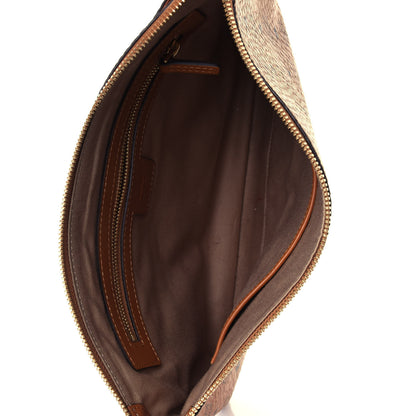 MCM Visetos Medium Crossbody Pouch Cognac 4 of 4