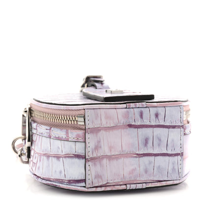 Louis Vuitton Crocodile Mini Boite Chapeau Light Purple 7 of 17