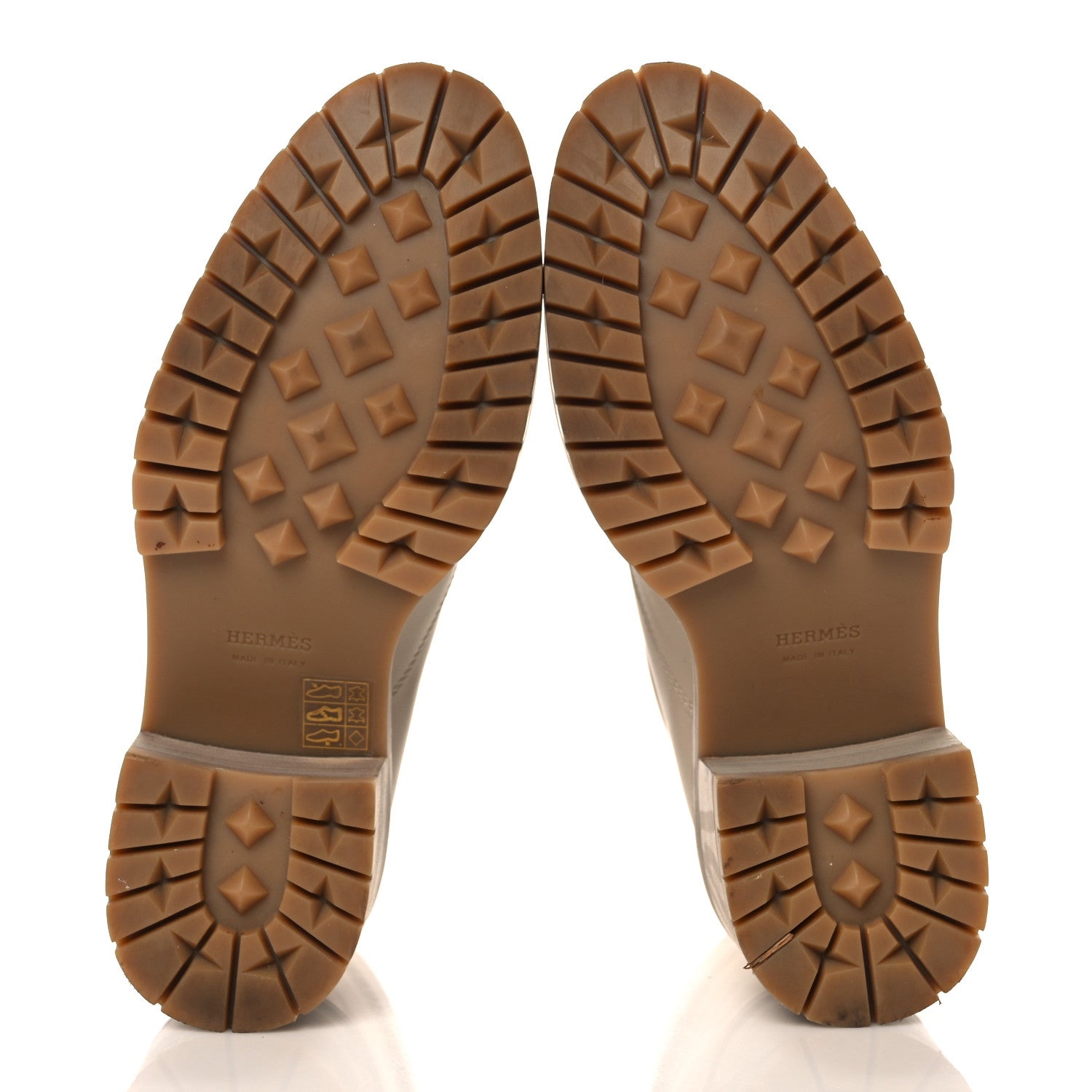 Hermes Calfskin Bridge Ankle Boots 36.5 Beige Grege 5 of 10