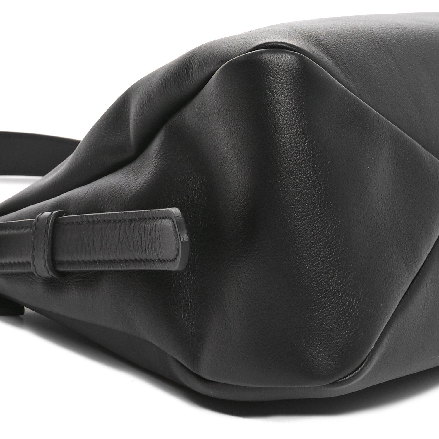 Prada Soft Calfskin Aimee Shoulder Bag Black 7 of 8