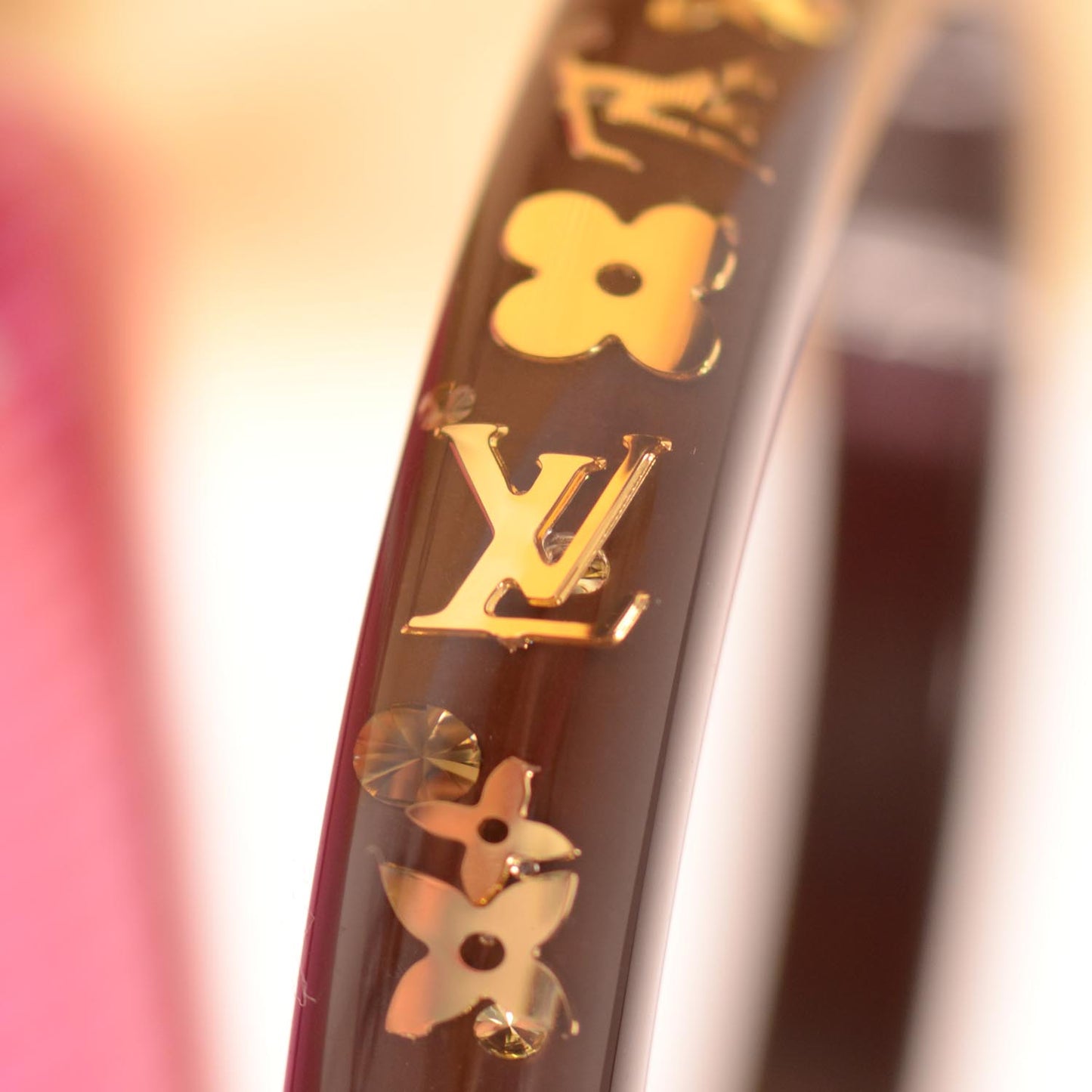 Inclusion Bracelet Medium Marron
