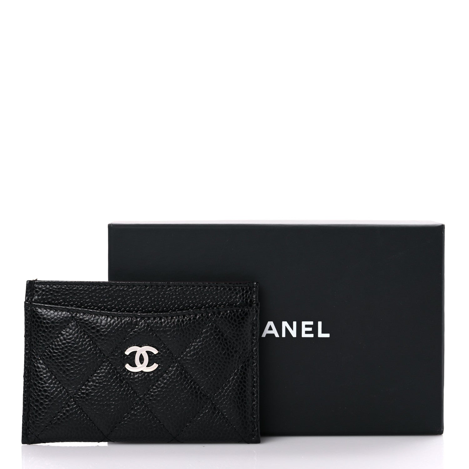 Chanel Caviar Quilted Card Holder Black 11 of 11