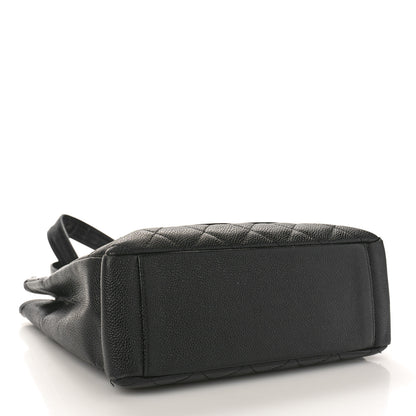 Chanel Caviar Quilted Petit Shopping Tote PST Black 4 of 13