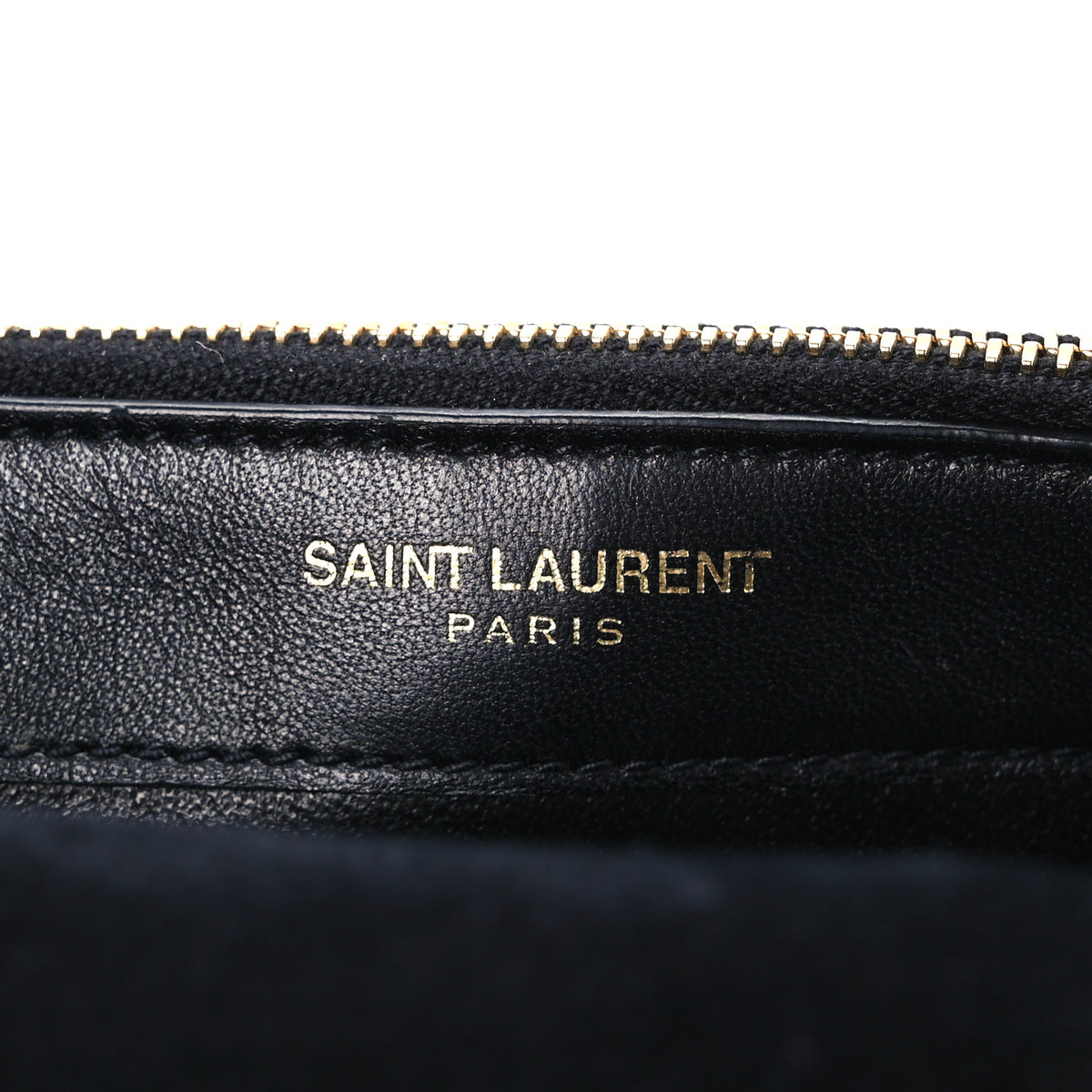 Calfskin Python Embossed Classic Monogram Kate Tassel Chain Wallet Gold