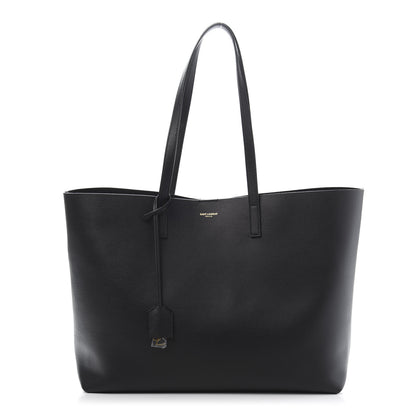 Saint Laurent Calfskin Large Shopping Tote Black 3 of 14