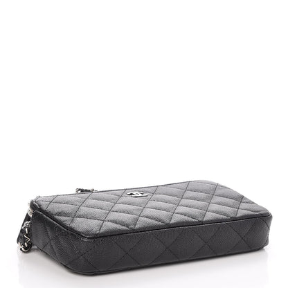 Chanel Caviar Quilted Small Clutch With Chain Black 4 of 9