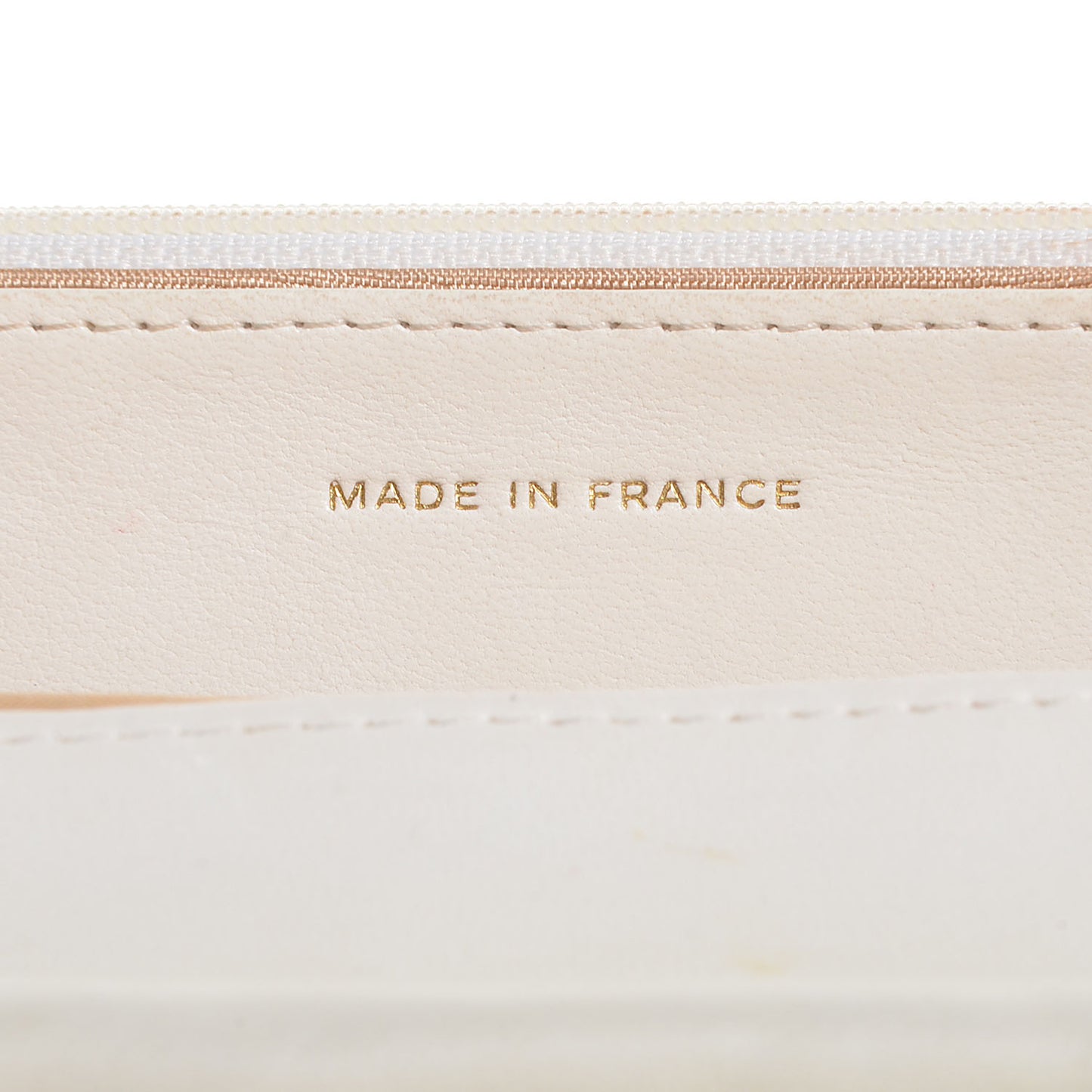 Caviar Timeless CC Wallet on Chain WOC White