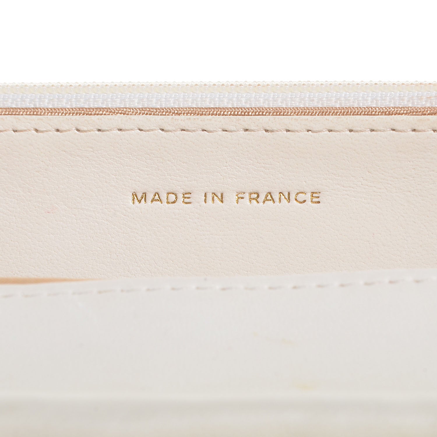 Chanel Caviar Timeless CC Wallet on Chain WOC White 7 of 8