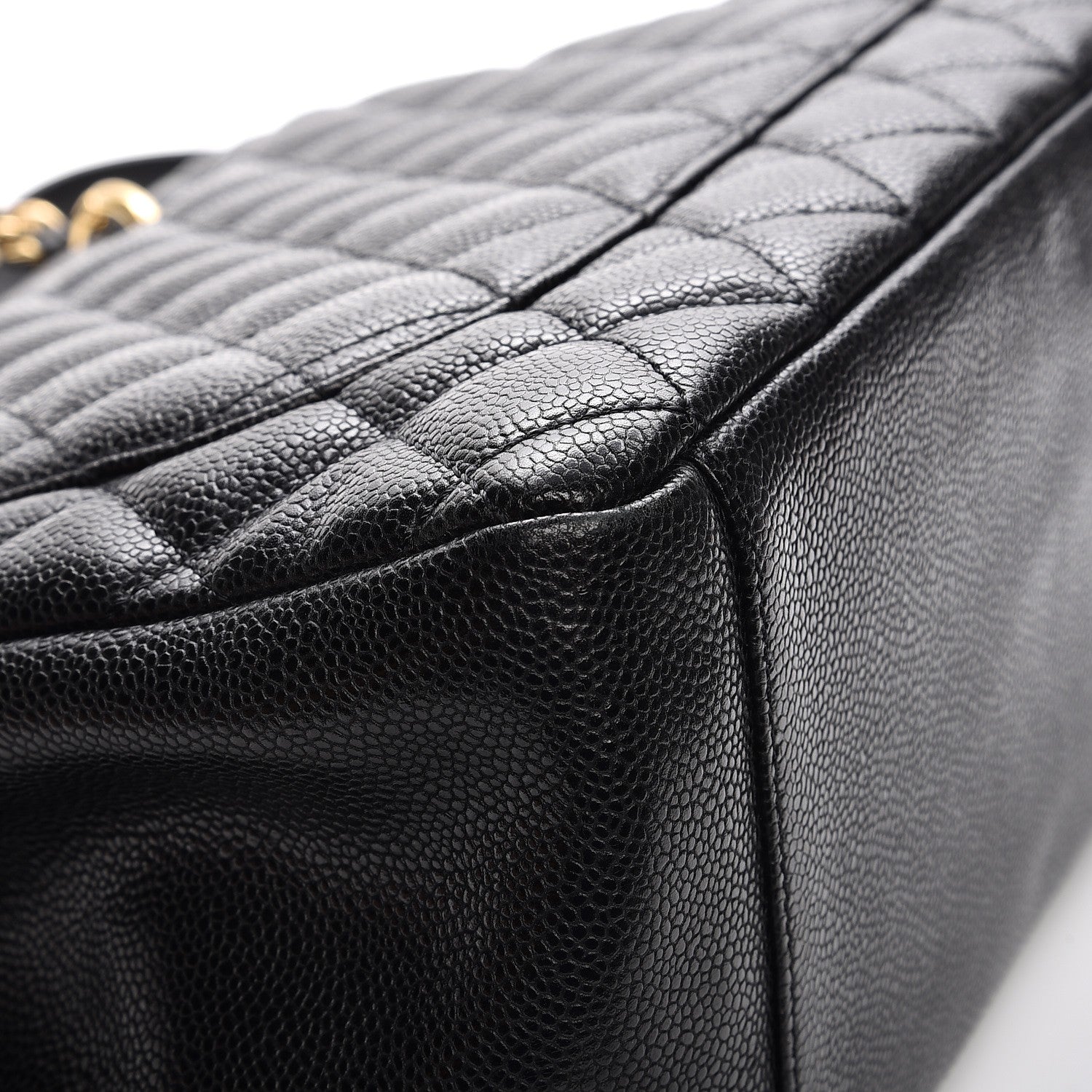 Chanel Caviar Quilted Grand Shopping Tote GST Black 10 of 12