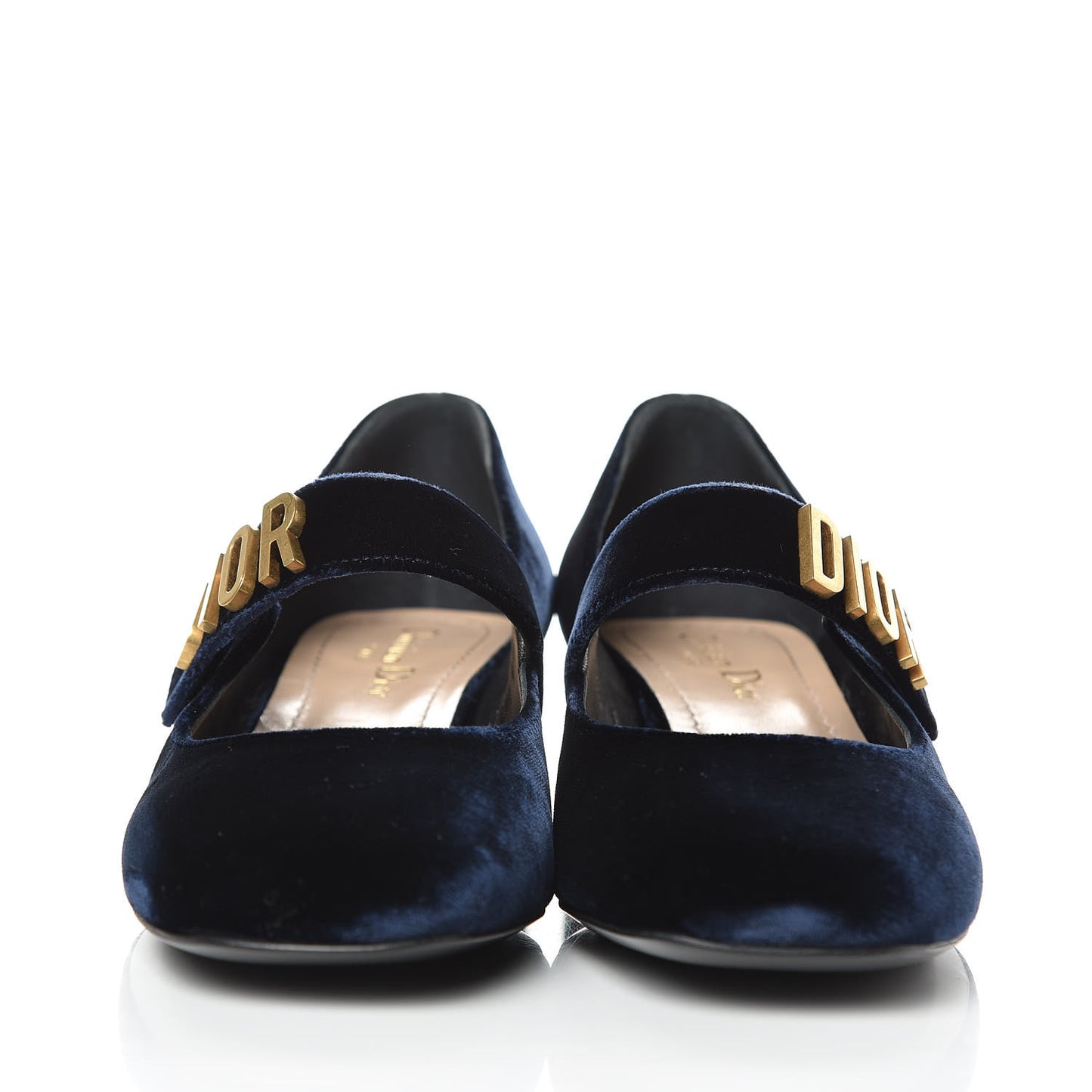 Velvet Baby-D Ballet Pumps 38 Deep Blue