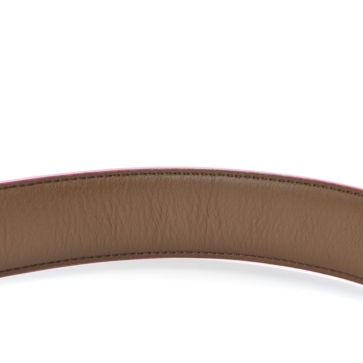 Fendi Vitello Dolce Plexiglass Bi-Color Studded Strap You Black Brownie Multicolor 5 of 5