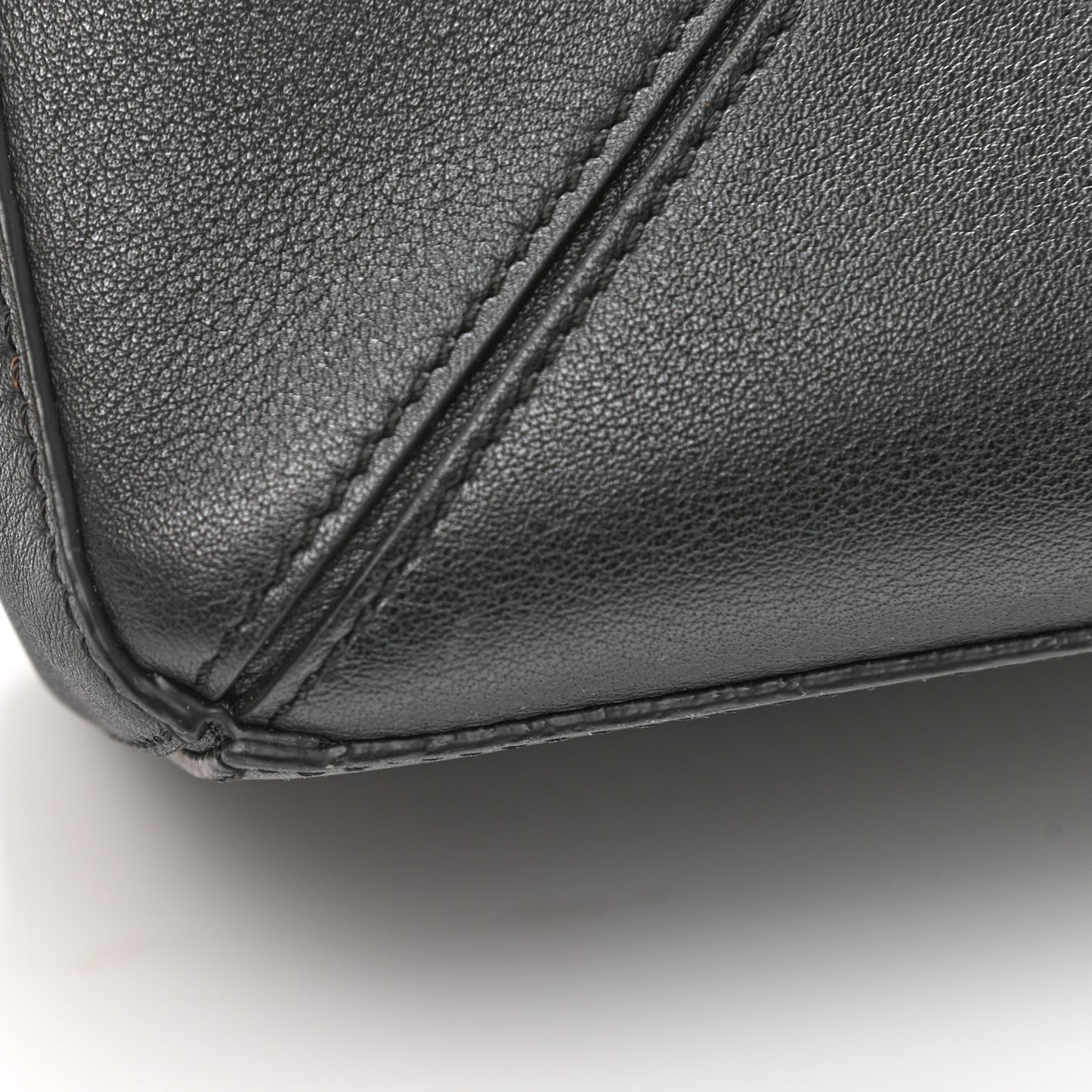 Calfskin Small Puzzle Bag Black