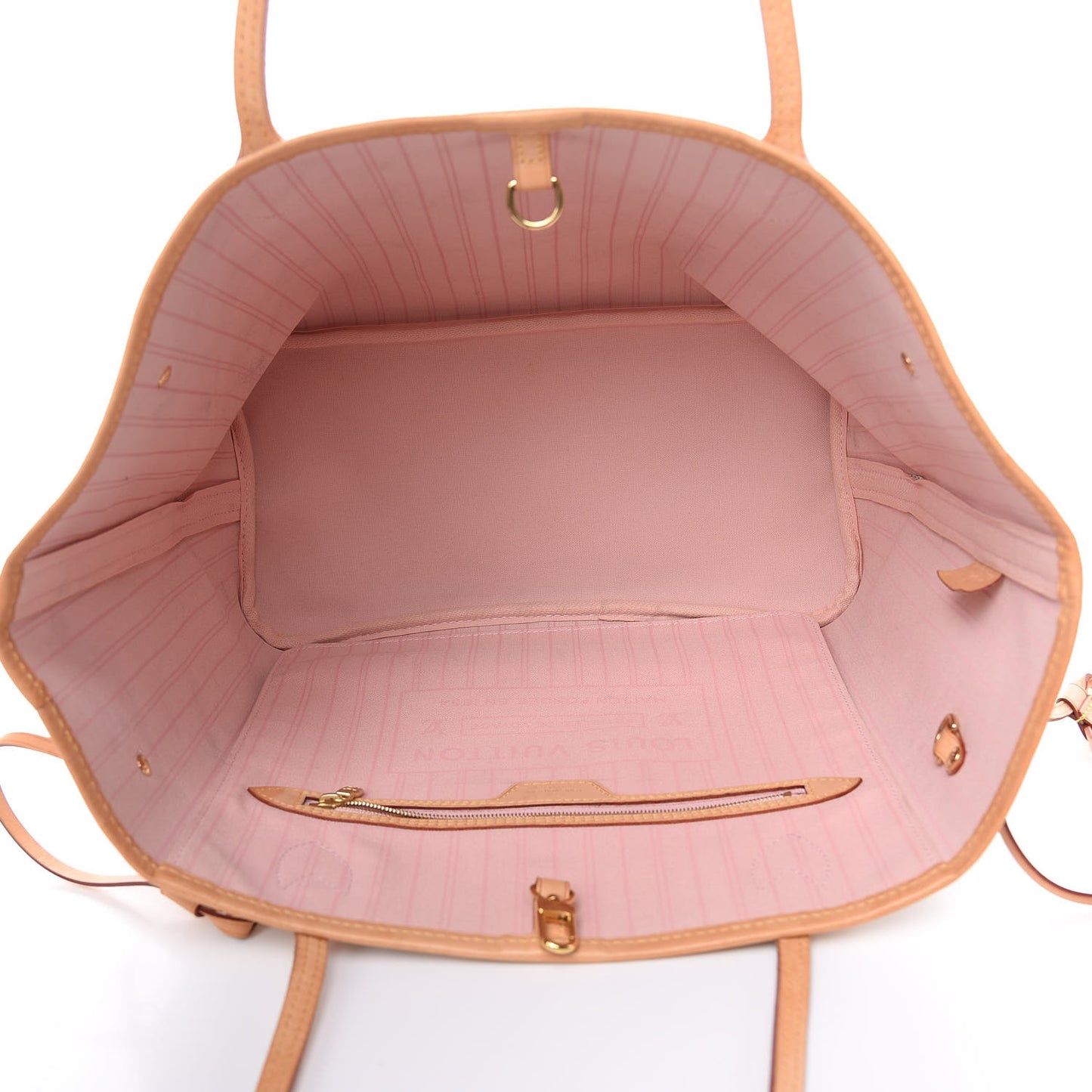 Damier Azur Neo Neverfull MM Rose Ballerine