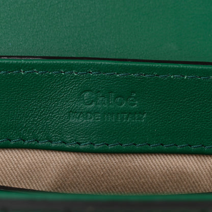 Chloe Calfskin Crocodile Embossed Mini C Double Carry Woodsy Green 6 of 10