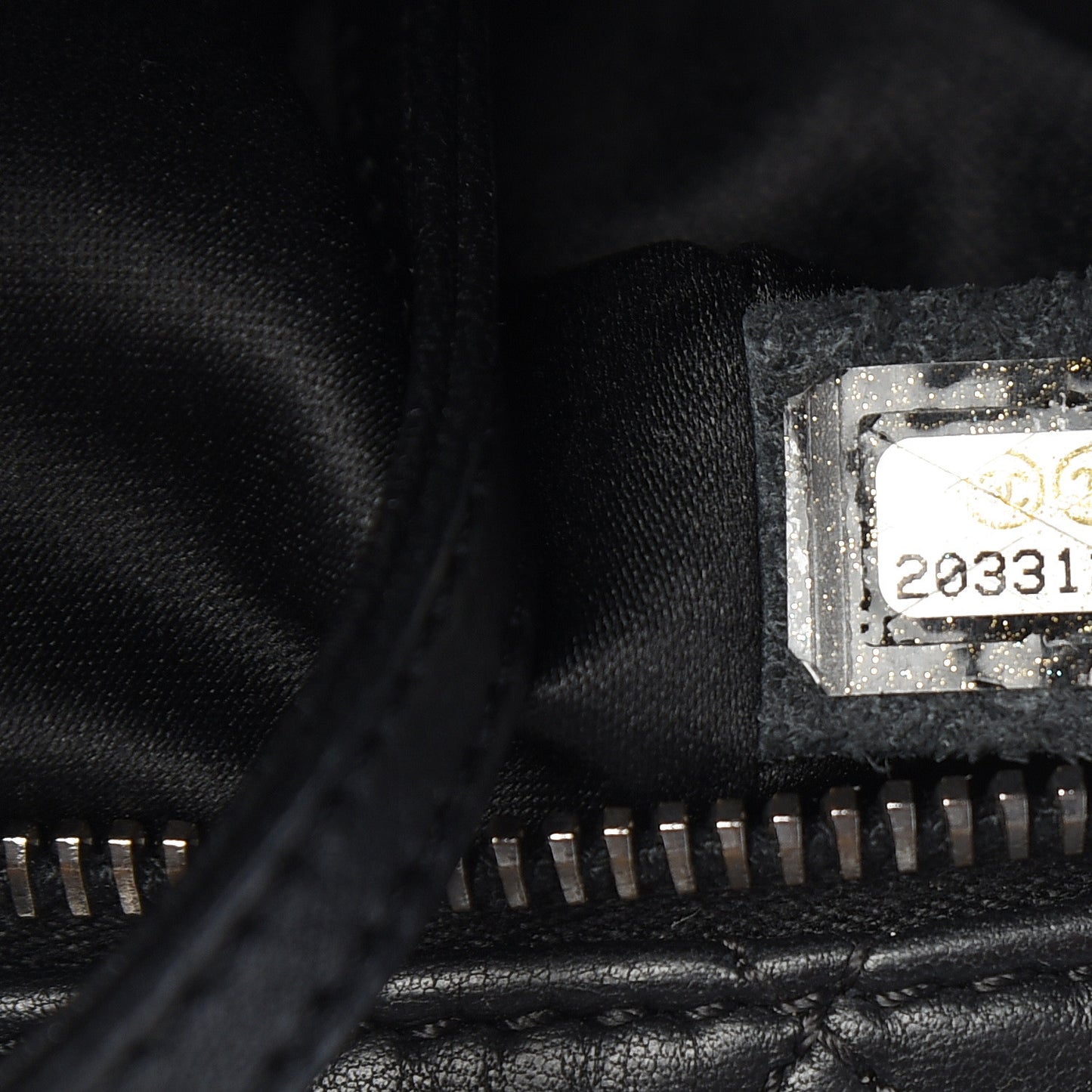 Lambskin Quilted Shoulder Bag Black