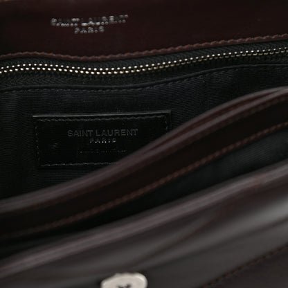 Saint Laurent Calfskin Y Quilted Monogram Toy Loulou Monogram Crossbody Bag Black Tulipe 6 of 10