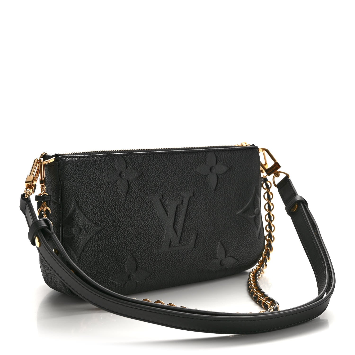 Louis Vuitton Empreinte Monogram Giant Multi Pochette Accessories Black 3 of 10