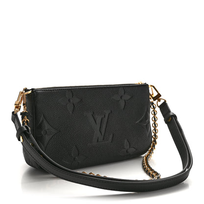 Louis Vuitton Empreinte Monogram Giant Multi Pochette Accessories Black 3 of 10