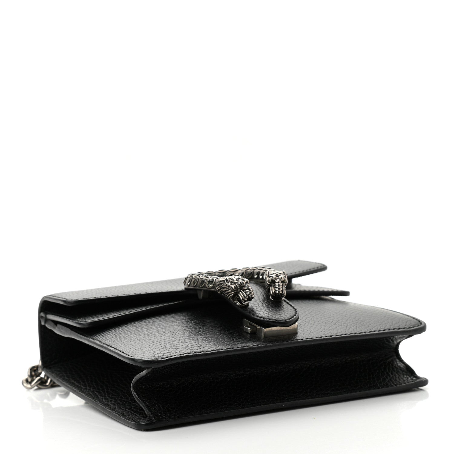 Gucci Calfskin Mini Dionysus Shoulder Bag Black 4 of 10