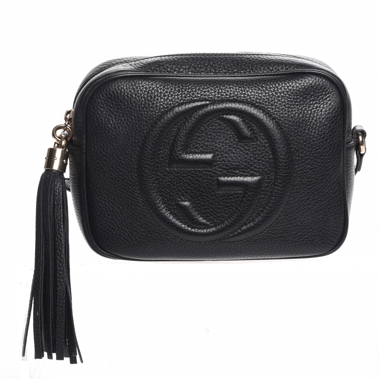 Gucci Pebbled Calfskin Small Soho Disco Bag Black 1 of 7