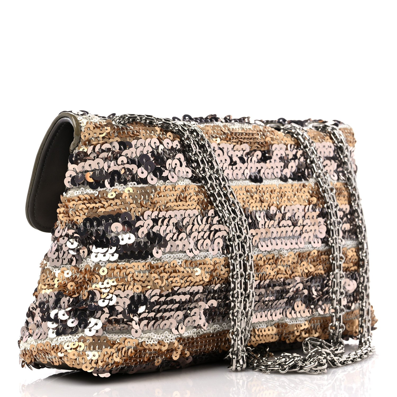 Chanel Sequin Striped Medium Reissue Flap Multicolor 3 of 11
