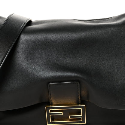 Fendi Nappa Medium Mamma Baguette Black 8 of 10