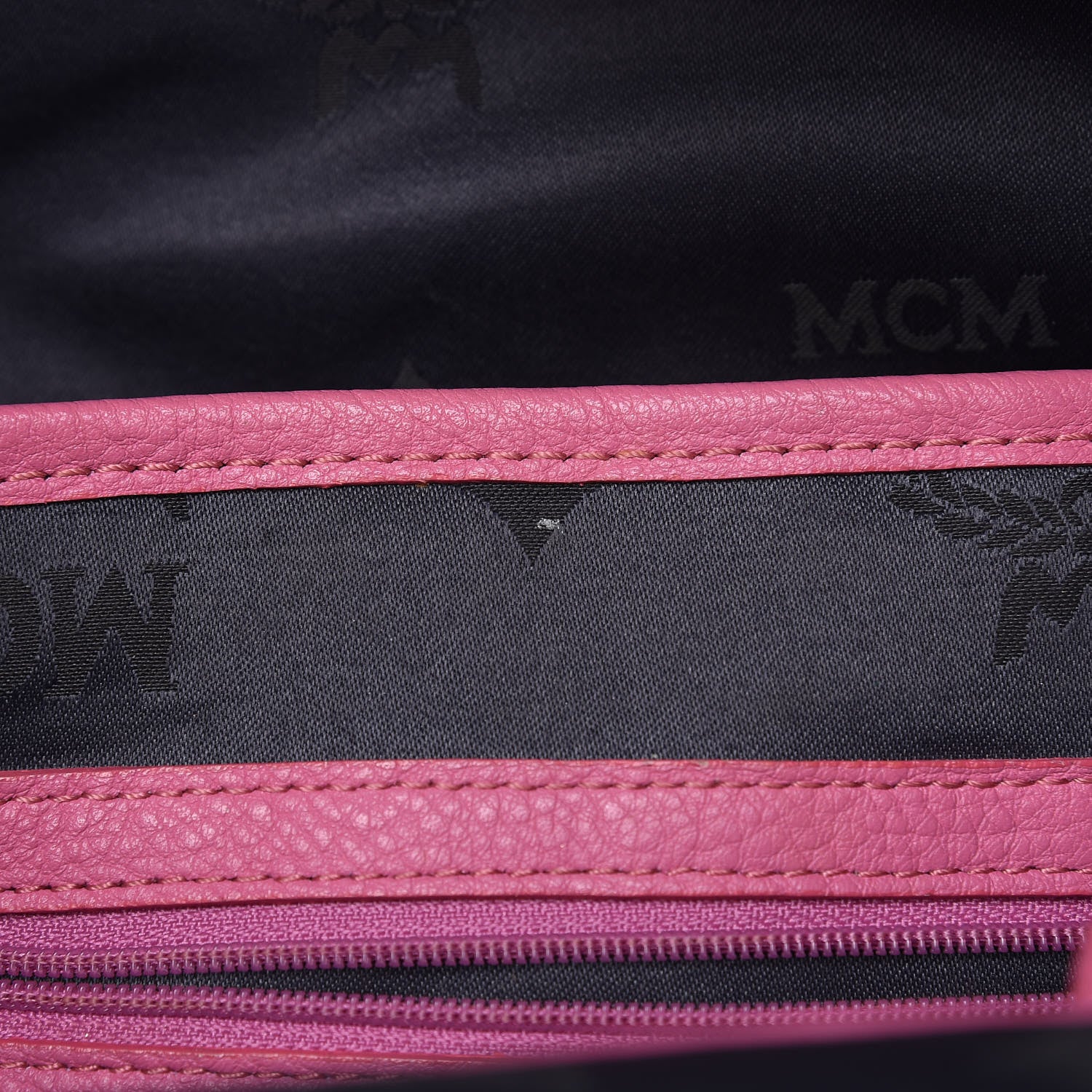 MCM Visetos Studded Medium Stark M Backpack Pink 10 of 13