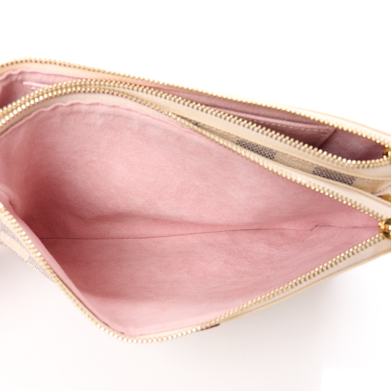 Louis Vuitton Damier Azur Double Zip Pochette 6 of 15