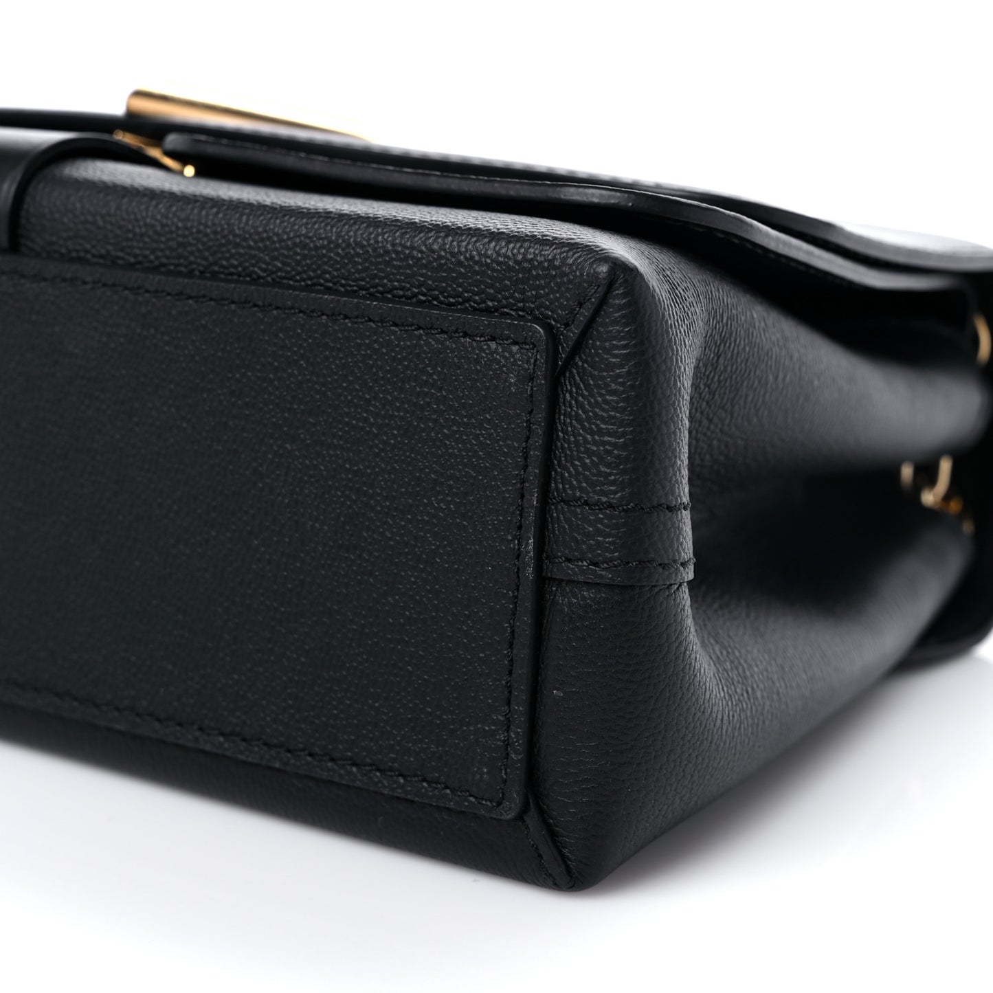 Monogram Cuir Plume Ecume Very Chain Bag Black