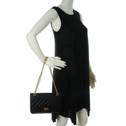 Chanel Aged Calfskin Quilted 2.55 Reissue 225 Flap Black 2 of 8
