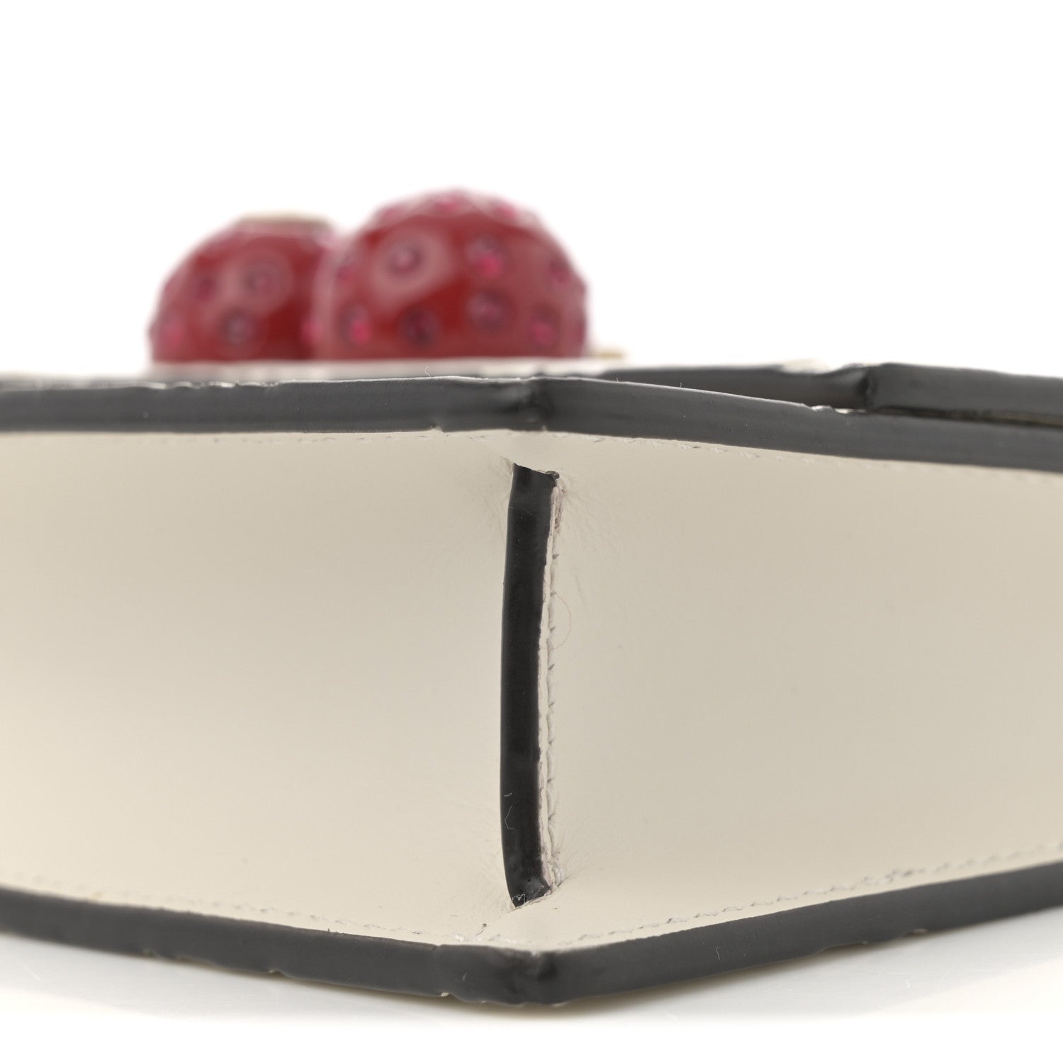 Gucci Guccissima Mini Cherry Chain Bag White 17 of 21