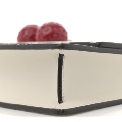 Gucci Guccissima Mini Cherry Chain Bag White 17 of 21