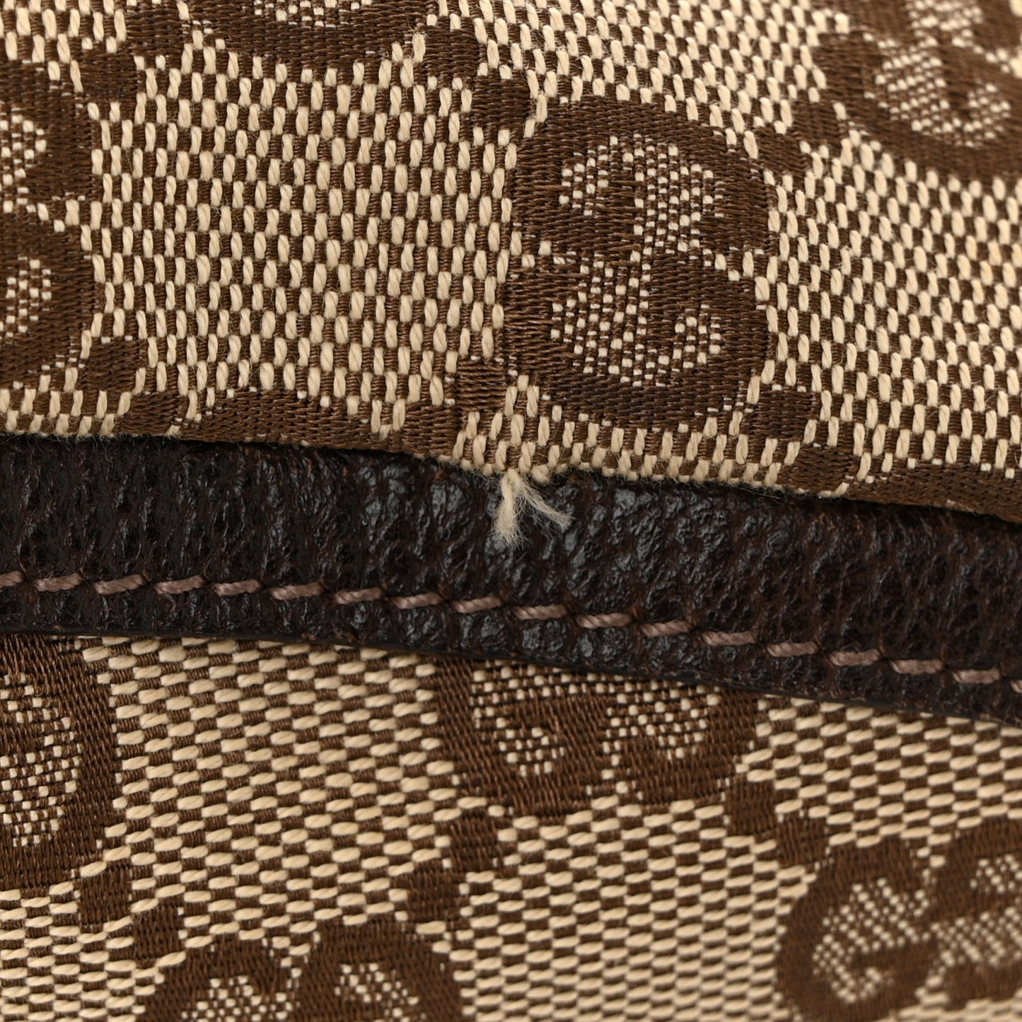 Monogram D Ring Abbey Pochette Brown